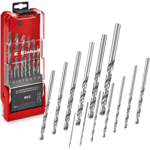 Einhell 13 Piece HSS-G Drill Bit Set – image 1