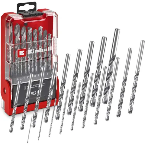 Einhell 19 Piece HSS-G Drill Bit Set – image 1