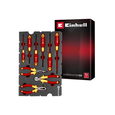 EINHELL E-Case-Einleger VDE Elektriker-Werkzeug, 370524, 9-teilig – Bild 1