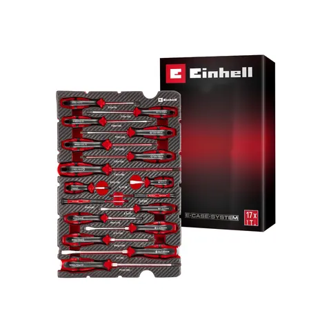 Einhell 17 Piece Screwdriver Set in Foam Tray for E Case – image 1