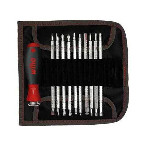 Wiha SYSTEM 6 SoftFinish Interchangeable Screwdriver Set, 12 Piece – image 1