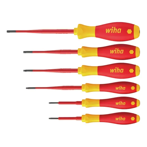 Wiha Softfinish Electric Slimfix 6 Piece Torx Screwdriver Set – image 1