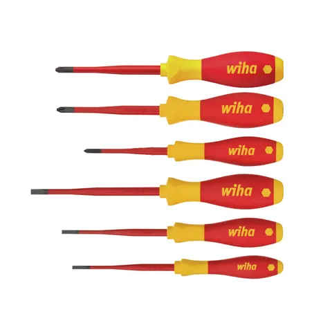 Wiha Softfinish 6 Piece VDE Insulated Screwdriver Set – image 1