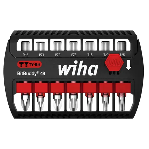 Wiha BitBuddy TY Bit Set, 7 Piece (Set A) – image 1
