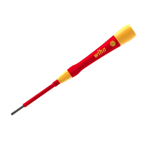 Wiha Picofinish VDE Insulated Slotted Screwdriver – 42471 – image 1