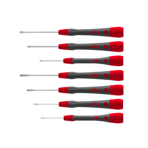 Wiha Picofinish 7 Piece Slotted and Phillips Precision Screwdriver Set – image 1