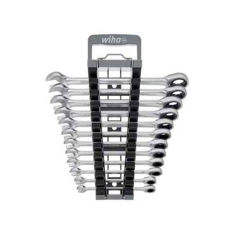 Wiha Ring Ratchet Spanner Set, 12 Piece (Set B) – image 1