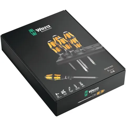 Wera 6 Piece Kraftfoktor Screwdriver Set – image 1