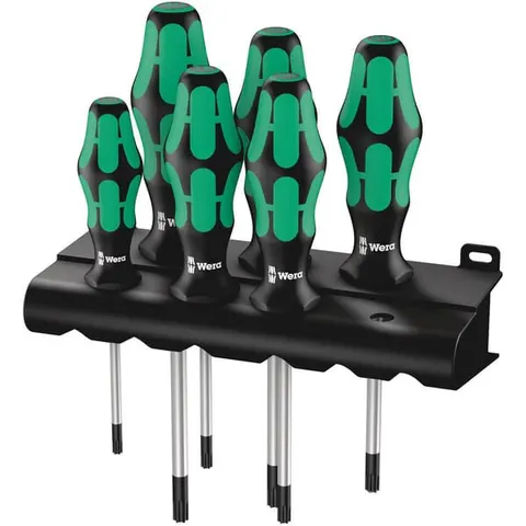 Wera 6 Piece Kraftform Plus 367/6 Torx Screwdriver Set – image 1