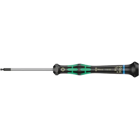 Wera Kraftform 2052 Ballend Hex Micro Screwdriver Imperial – 2052MICRO – image 1