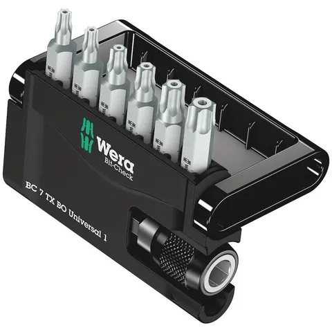 Wera 7 Piece Bit-Check Security Torx Screwdriver Bit Set – image 1