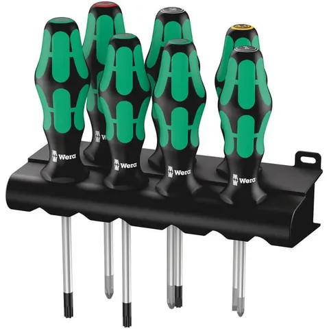 Wera 7 Piece Kraftform Plus 335/350/367/7 Screwdriver Set – image 1