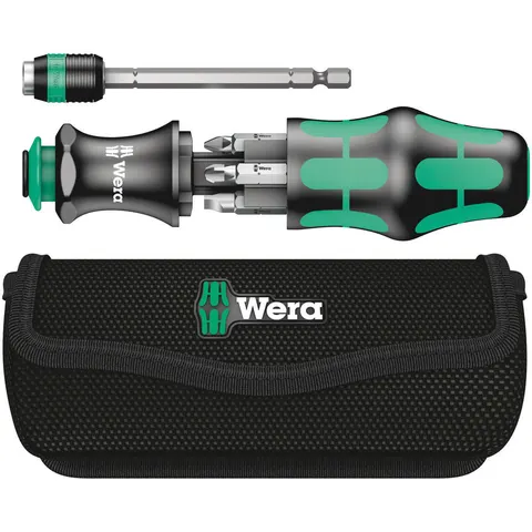 Wera 8 Piece Kraftform Kompakt 25 Screwdriver Bit Set – image 1