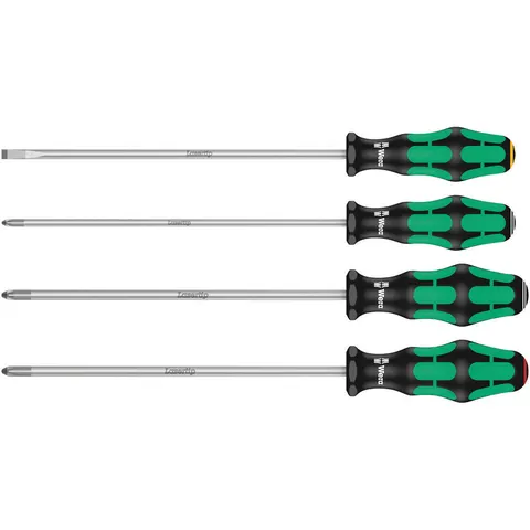 Wera 4 Piece Kraftform Plus Long Reach Screwdriver Set – image 1