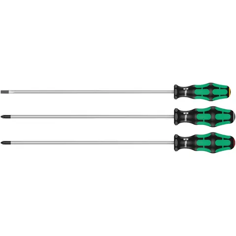 Wera 3 Piece Kraftform Long Series Screwdriver Set – image 1