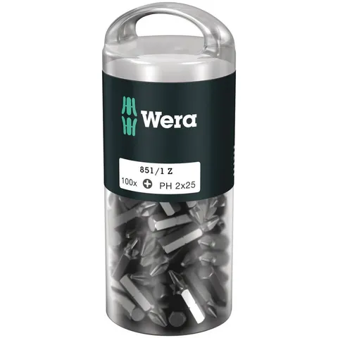 Wera 850/1Z PH Extra Tough Phillips Screwdriver Bits – image 1