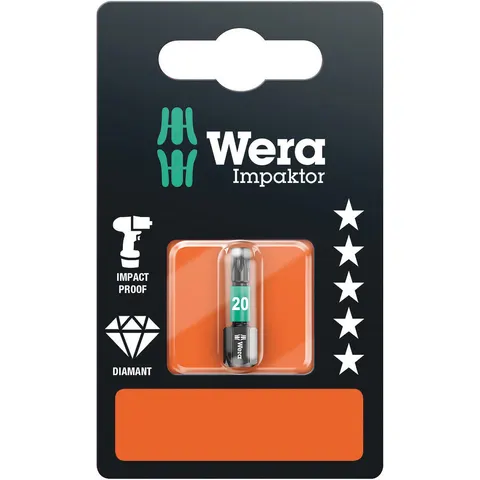 Wera 867/1 Impaktor Torx Screwdriver Bits – 5073924001 – image 1