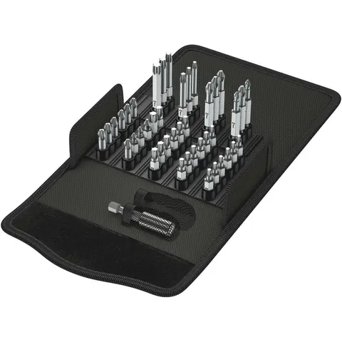 Bit-Set WERA "Bit-Safe 43 Universal", schwarz, Edelstahl, Bits, Bit-Set schwarz Einheitsgrösse – Bild 1
