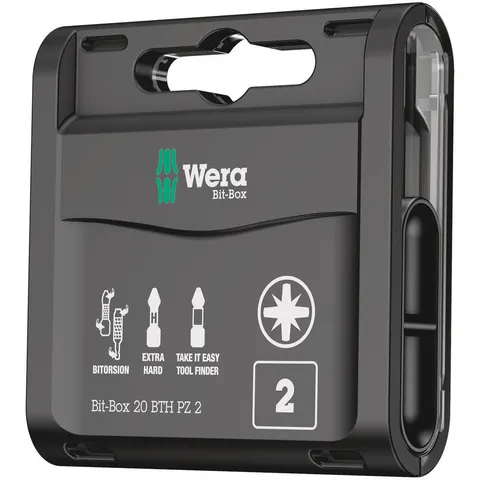 Wera Bit-Box Bi-Torsion Extra Hard Pozi Screwdriver Bits – image 1