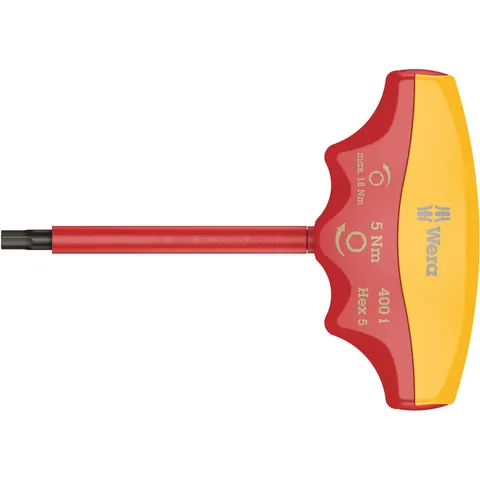 Wera 400 i VDE Insulated 5mm Hex Plus Torque Indicator Screwdriver – image 1