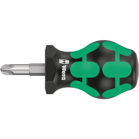 Wera 350 Stubby Pozi Screwdriver – 355PZSTUBBY – image 1