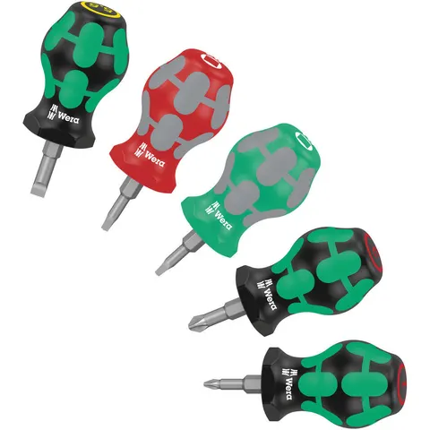 Wera Stubby Set 3 Schraubendreher-Set 5teilig – Bild 1