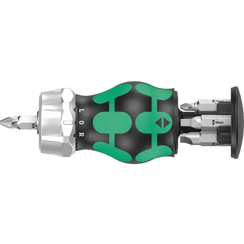 Wera 6 Piece RA4 Kraftform Kompakt Stubby Screwdriver Set – image 1