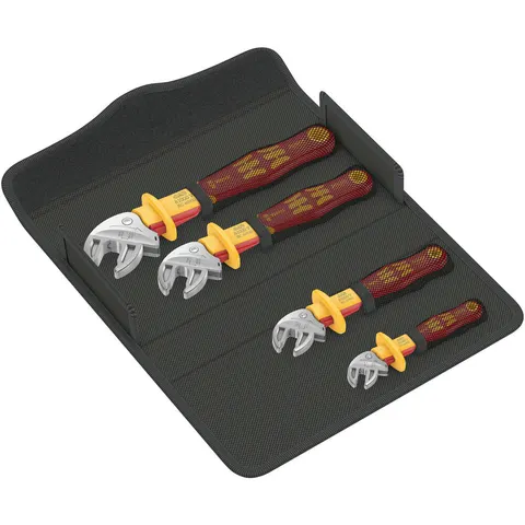 Wera 4 Piece Joker 6004 VDE Insulated Self Setting Spanner Set – image 1