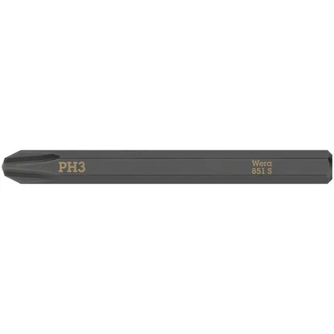 Wera 851 S Phillips Screwdriver Bit for Hand Impact Drivers – image 1