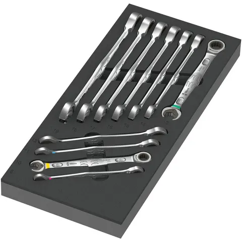 Wera 6000 Joker 11 Piece Combination Spanner Set 1 in Foam Insert Tray – image 1