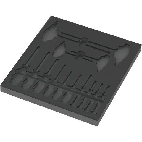 Wera Empty Foam Insert Tray for 9712 Torx Screwdriver Set – image 1