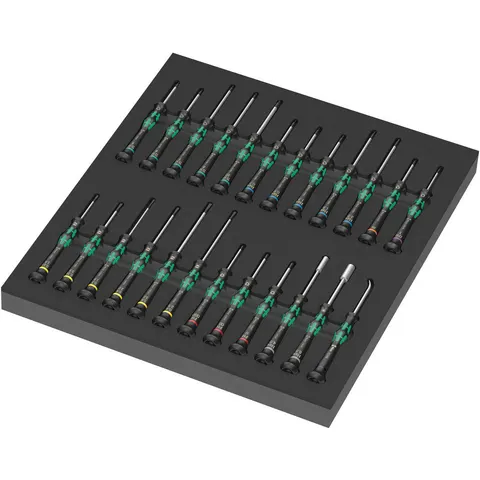 Wera 9715 24 Piece Foam Insert Kraftform Micro Screwdriver Set – image 1