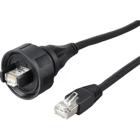 BULGIN PX0837/2M00 - CAT 5e conector de cable de conexión flexible – imagen 1