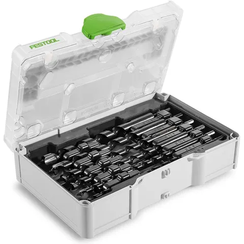 Festool SYS3 S 76-SB CE-SORT/6 6 Piece CENTROTEC Auger Drill Bit Set – image 1