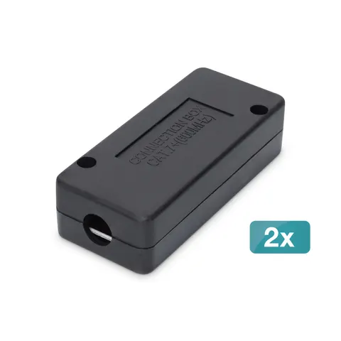 Digitus Netwerk Adapter CAT 7 Zwart – afbeelding 1