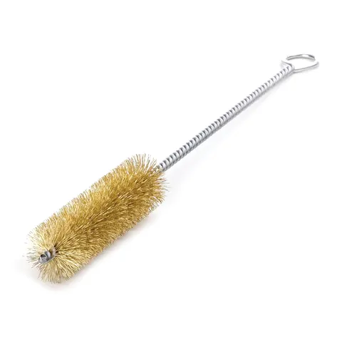 Lessmann Cylinder Brush 10 x 100mm Brass Wire – image 1