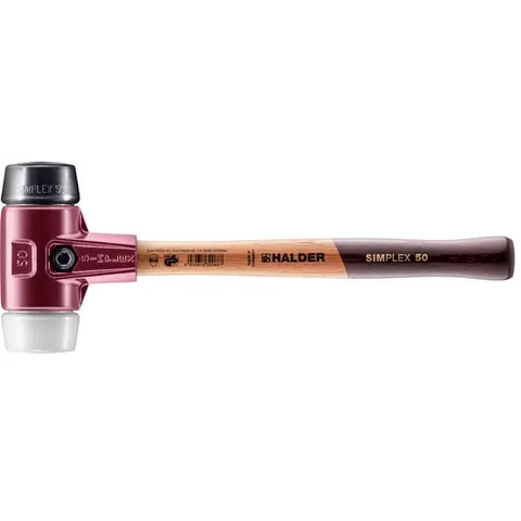 Młotek Halder SIMPLEX 3027060 guma superplastik, 60 mm – zdjęcie 1