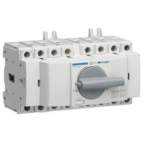 HAGER HIM404 - Load transfer switch, 4-pin, 40 A – image 1
