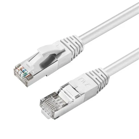 Microconnect SSTP602W networking cable White 2 m Cat6 S/FTP (S-STP) Ro – image 1