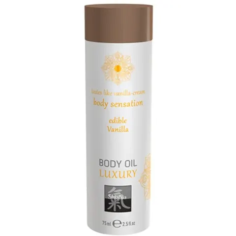 Luxe Eetbare Body Oil - Vanille – afbeelding 1