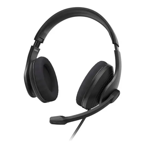 PC-Office-headset HS-USB300 V2, stereo, zwart – afbeelding 1