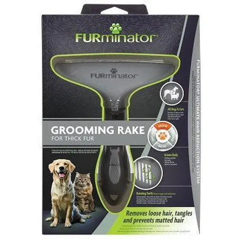 FURminator Brosse râteau chien & chat – image 1