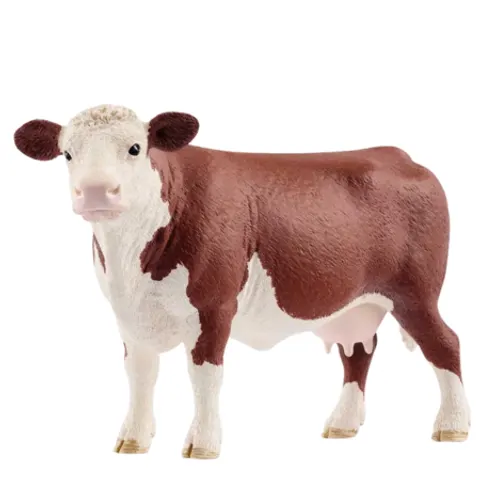 Figura di mucca Hereford Schleich – immagine 1