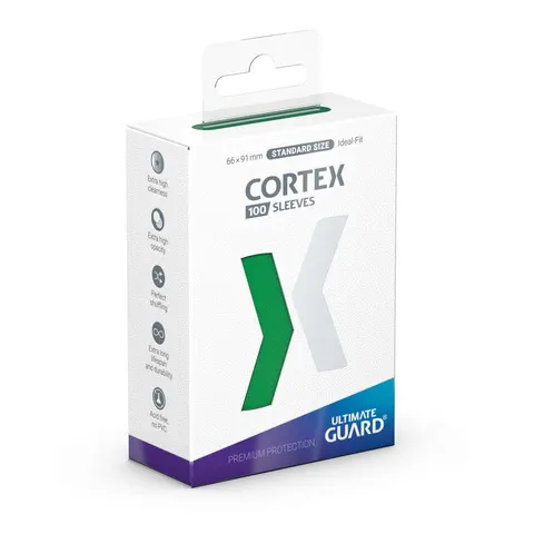 Ultimate Guard Cortex Sleeves Standard Size Green (100) – image 1
