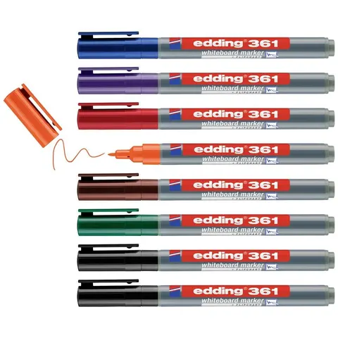 edding 361 Whiteboard-Marker 1.0 mm farbsortiert – Bild 1