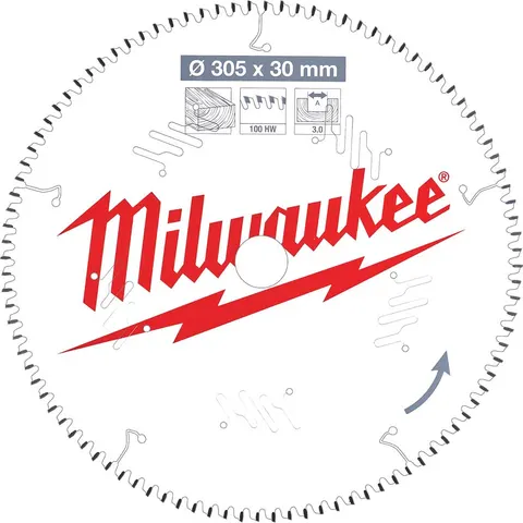 Milwaukee Negative Rake Circular Mitre Saw Blade – 4932471322 – image 1