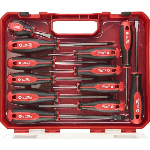 Milwaukee 12 Piece Tri-Lobe Screwdriver Set – image 1