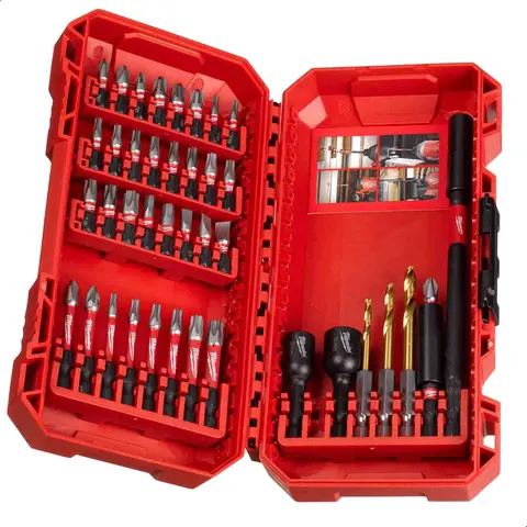 Milwaukee 40 Piece Shockwave Impact Screwdriver Bit Set – image 1