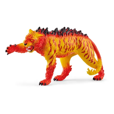Schleich Lava Tijger Figuur – afbeelding 1