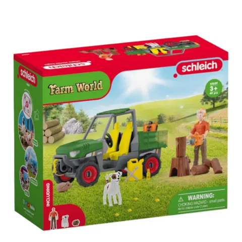 Schleich Farm World Working in the Forest Playset – image 1
